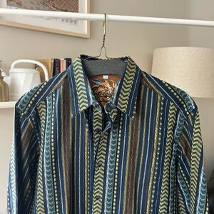 Robert Graham Striped Multicoloured Shirt